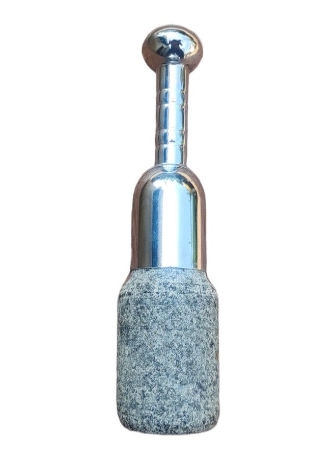 EZAHK Stainless Steel Pestle - 5.5inch Unpolished Stone, Large for Multifunction in Kitchen - Image 2